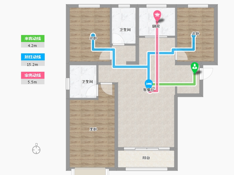 甘肃省-武威市-凯蒂斯尚府2期-97.02-户型库-动静线