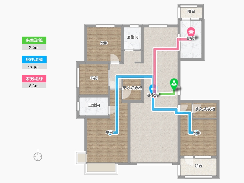 河北省-沧州市-海兴一品-110.00-户型库-动静线