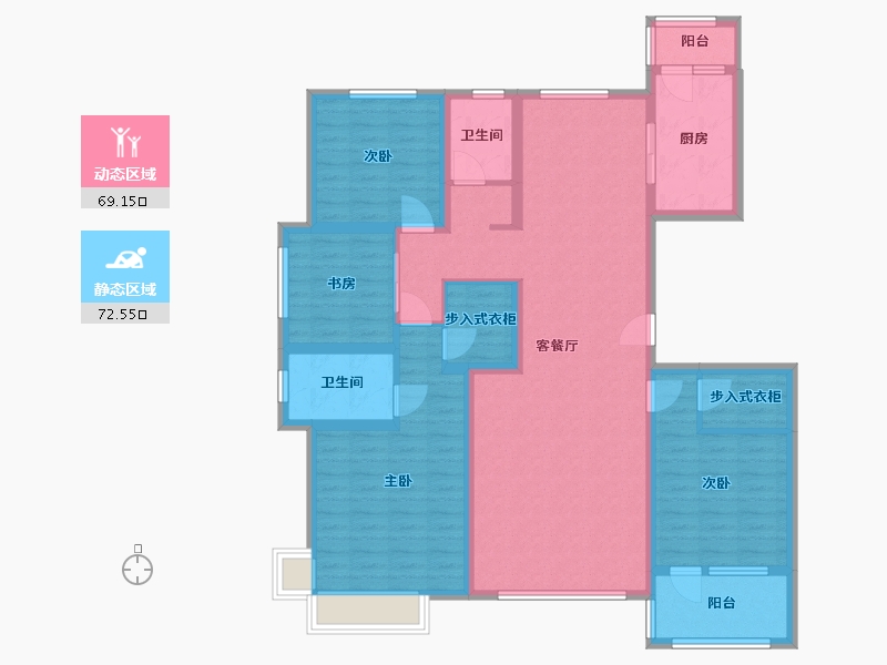 河北省-沧州市-海兴一品-110.00-户型库-动静分区