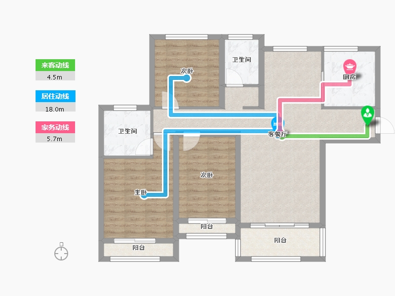 河南省-郑州市-建业春天-99.00-户型库-动静线