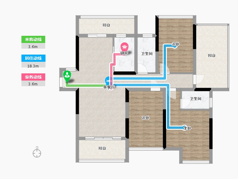 广西壮族自治区-南宁市-龙湖明-96.52-户型库-动静线