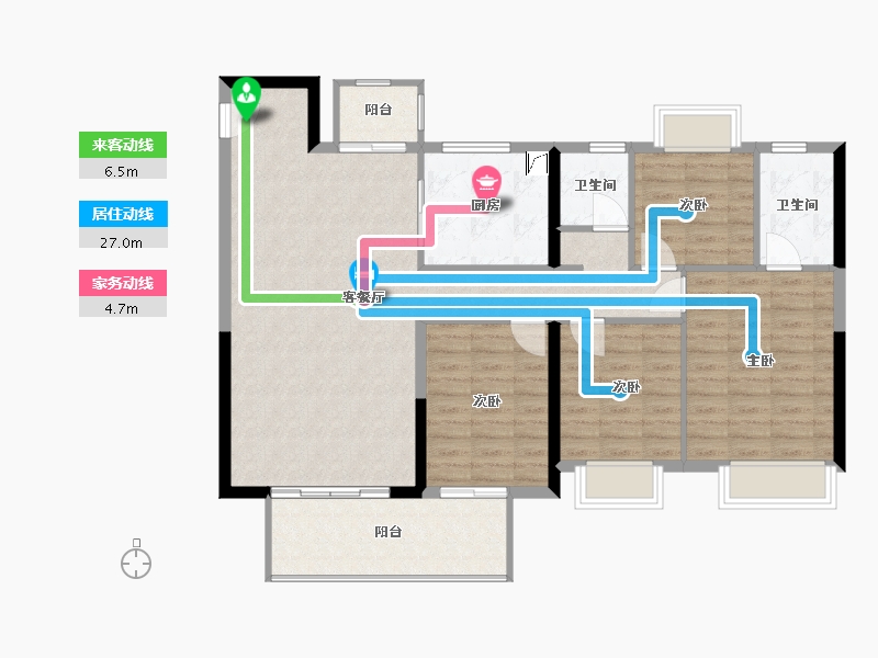 福建省-南平市-建发-110.00-户型库-动静线