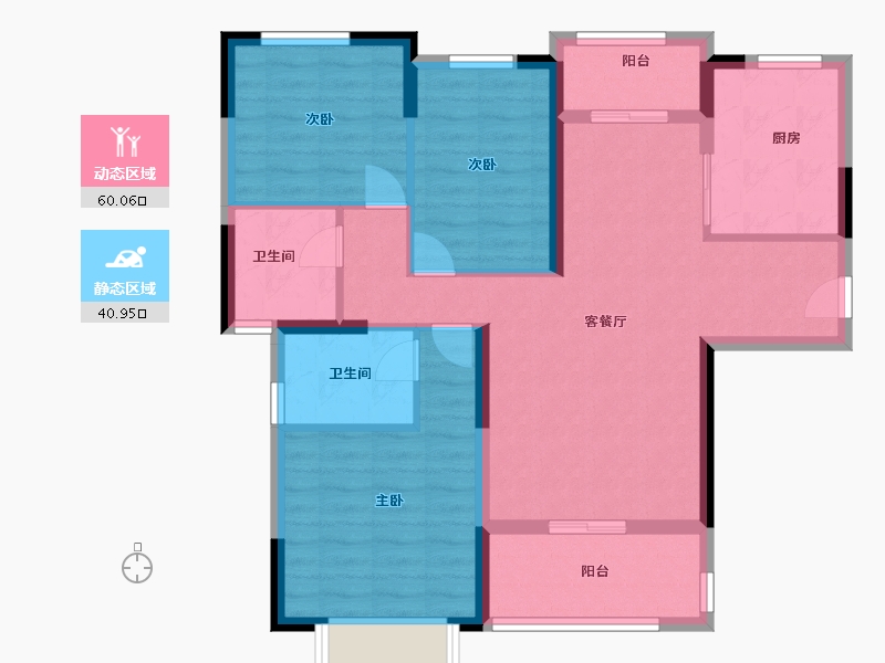 河南省-商丘市-西湖春天-C区-90.00-户型库-动静分区