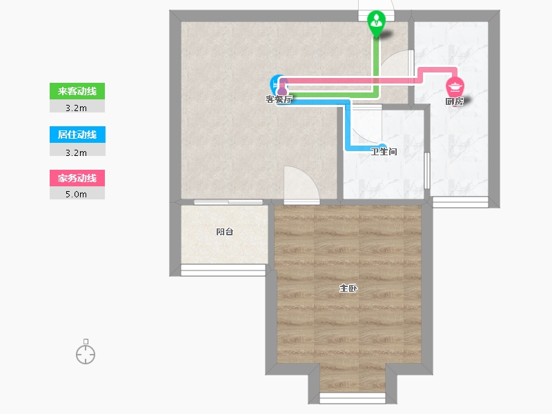 湖北省-武汉市-江腾苑c区-39.50-户型库-动静线