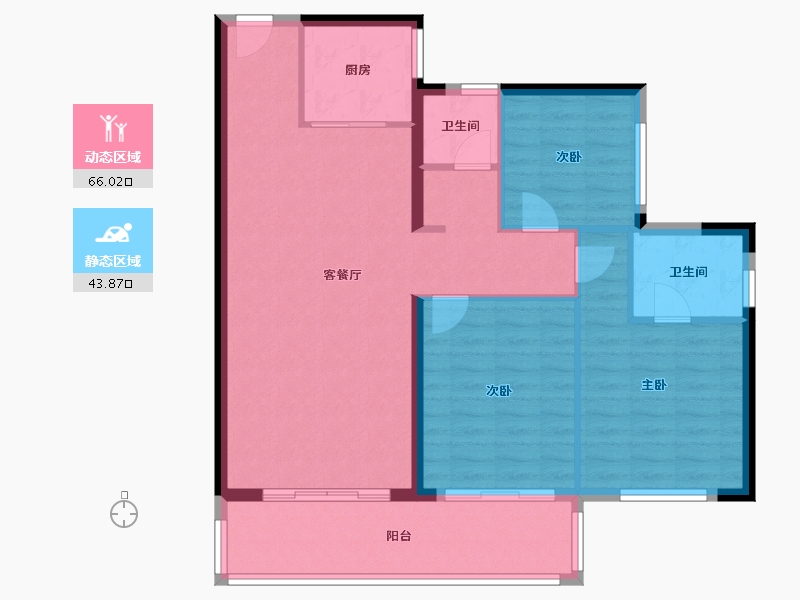 海南省-三亚市-林旺二期-100.00-户型库-动静分区