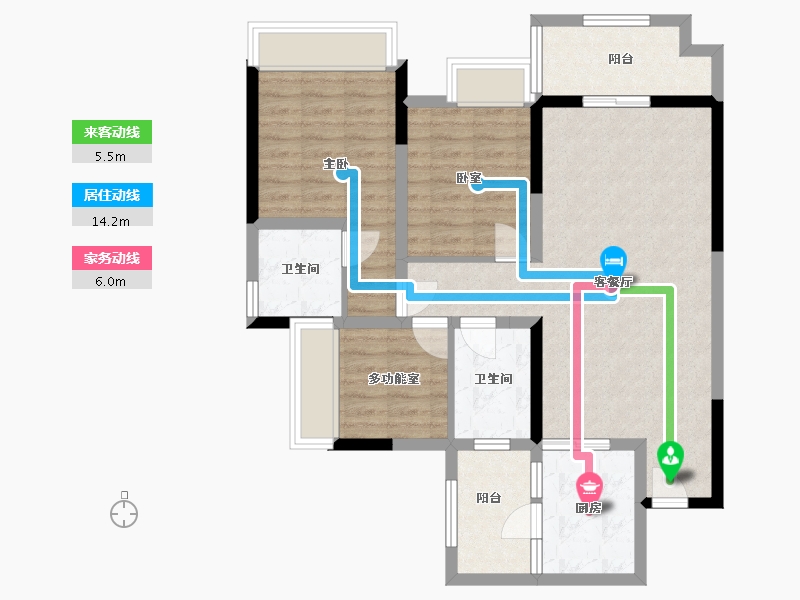 四川省-成都市-天玺-98.00-户型库-动静线