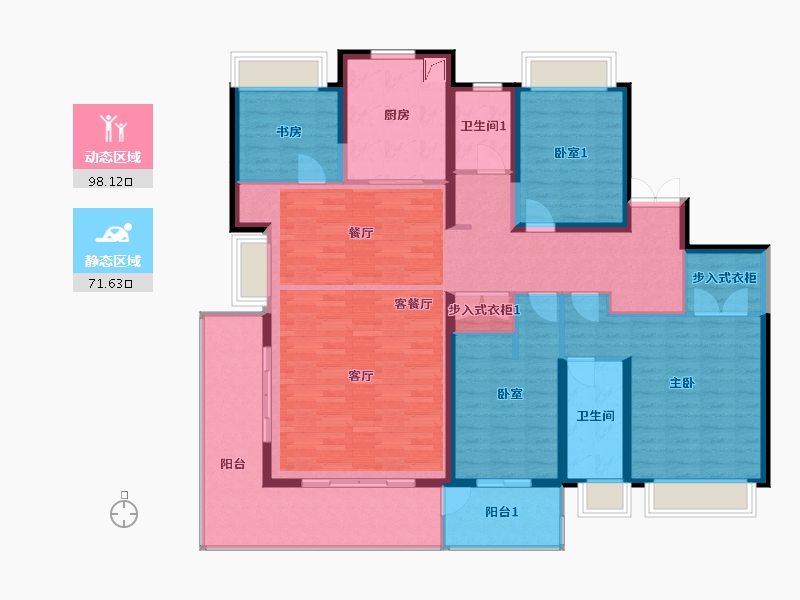 河南省-三门峡市-锦园-156.00-户型库-动静分区