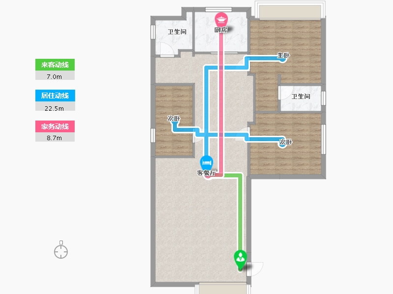 广东省-揭阳市-自建-130.00-户型库-动静线