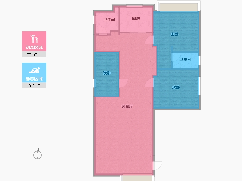 广东省-揭阳市-自建-130.00-户型库-动静分区