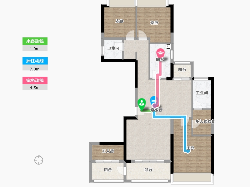 广东省-佛山市-电建地产洺悦半岛-108.00-户型库-动静线