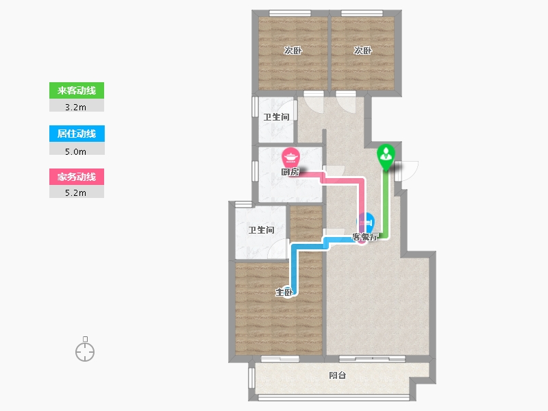 河北省-石家庄市-金地-97.00-户型库-动静线