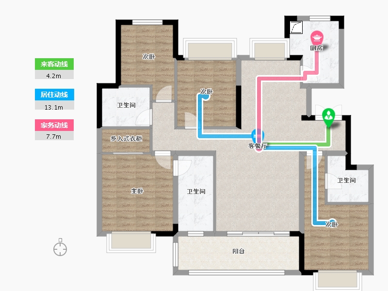 江西省-吉安市-吉安蓝光雍锦半岛-120.00-户型库-动静线