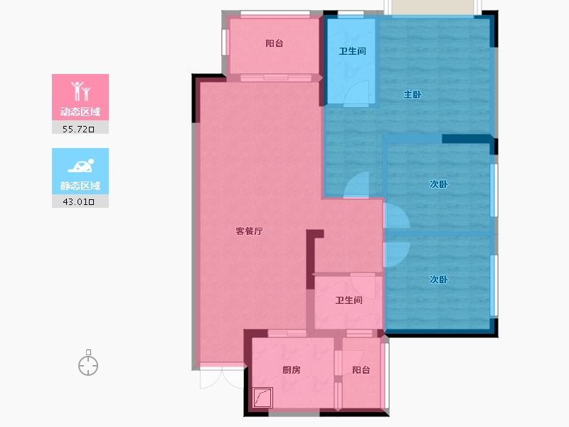 四川省-成都市-鑫海天城-0.00-户型库-动静分区