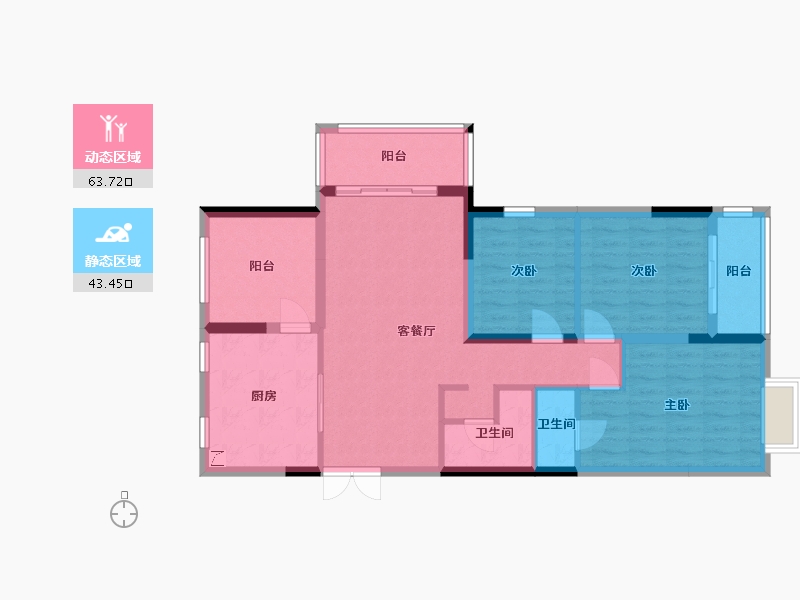 山东省-菏泽市-成武文亭湖翰林院-109.00-户型库-动静分区