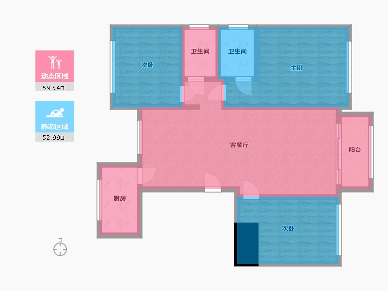 河北省-沧州市-京南一品-91.23-户型库-动静分区