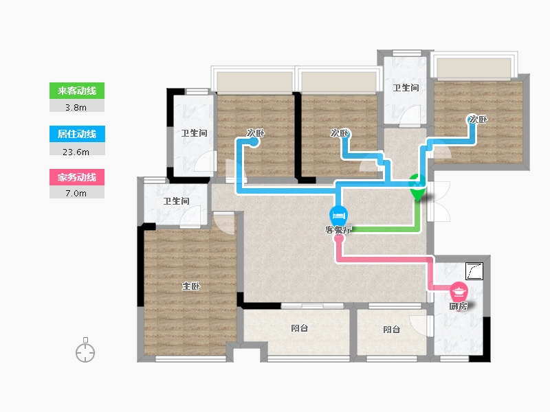 四川省-德阳市-百伦江樾居-117.00-户型库-动静线