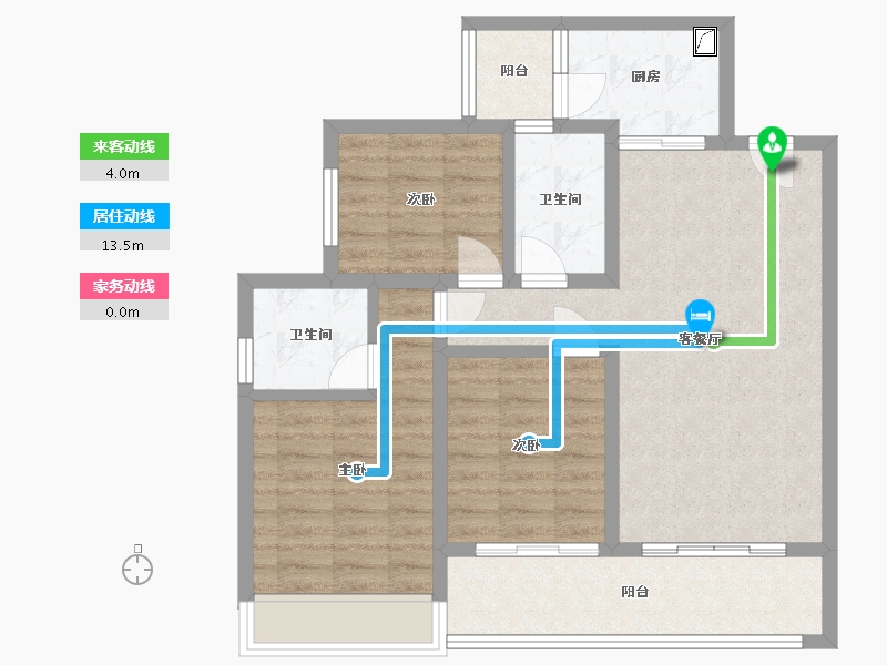 四川省-成都市-中海天府里-98.00-户型库-动静线