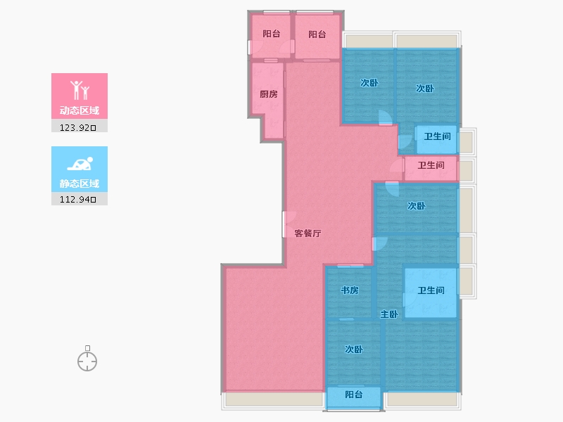 广东省-珠海市-盛东·江山赋-210.18-户型库-动静分区