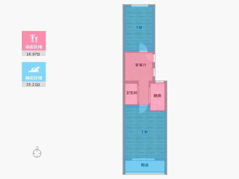 北京-北京市-广宁村-43.00-户型库-动静分区