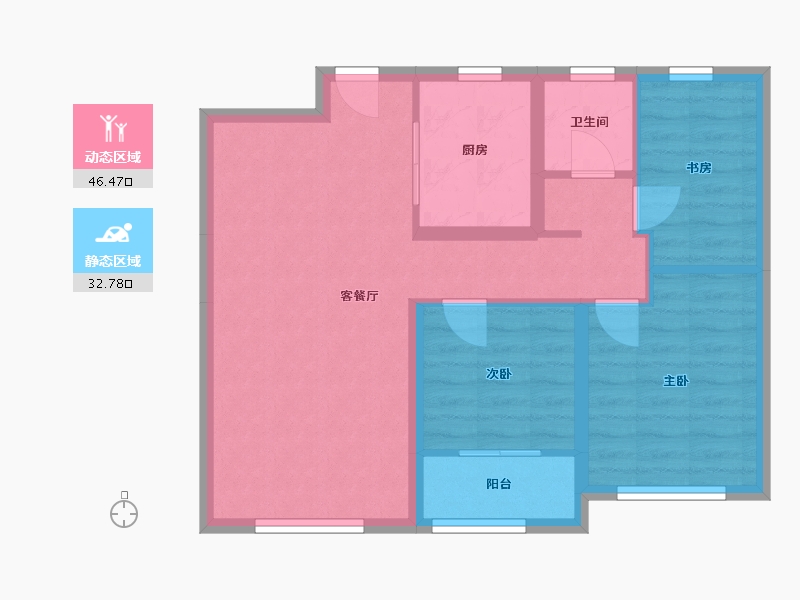 山东省-济南市-财富壹号东区-79.00-户型库-动静分区