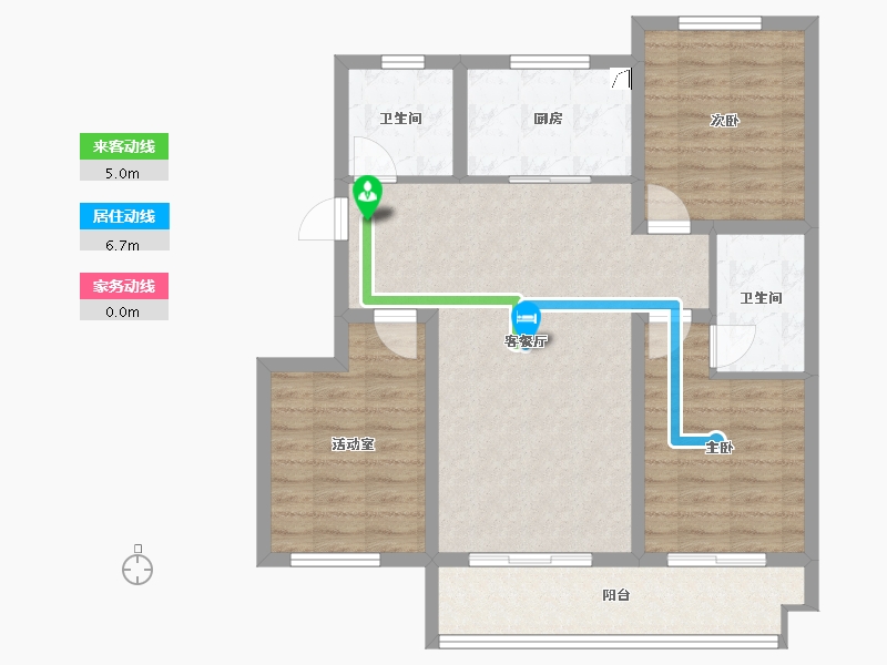 河北省-保定市-宏屹国际城(北区)-103.00-户型库-动静线