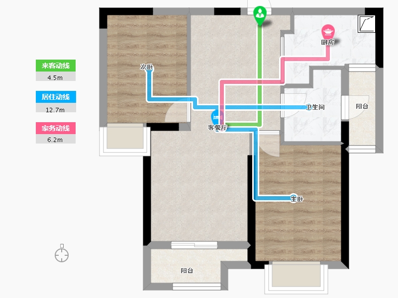 湖北省-武汉市-弘阳印月府-59.00-户型库-动静线