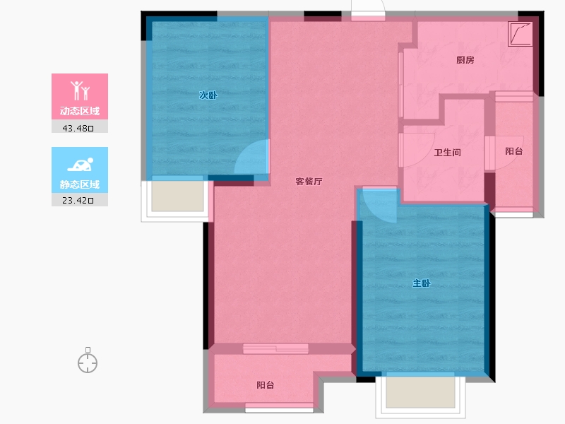 湖北省-武汉市-弘阳印月府-59.00-户型库-动静分区