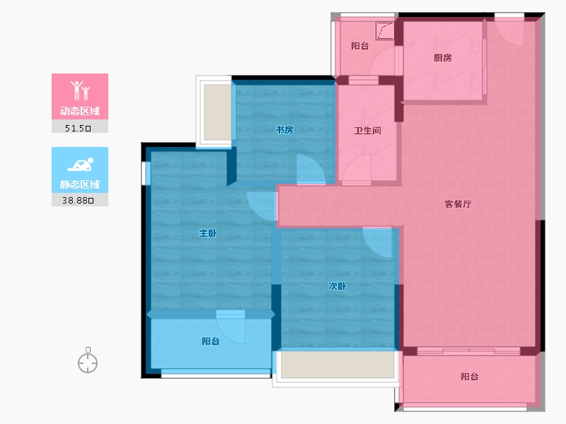 广东省-深圳市-半山·御景-100.00-户型库-动静分区