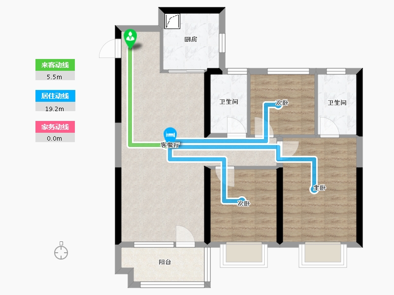 辽宁省-沈阳市-奥园会展广场-82.00-户型库-动静线