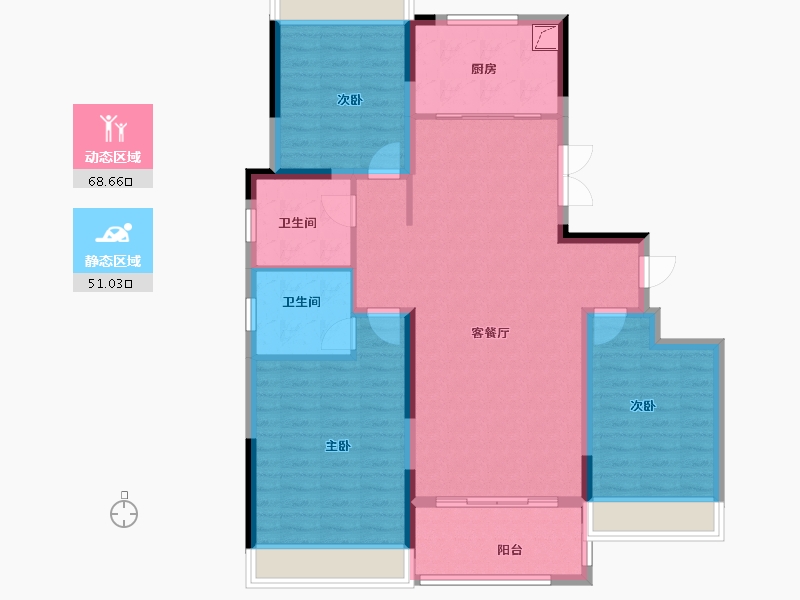 河南省-信阳市-錦绣佳苑-108.00-户型库-动静分区