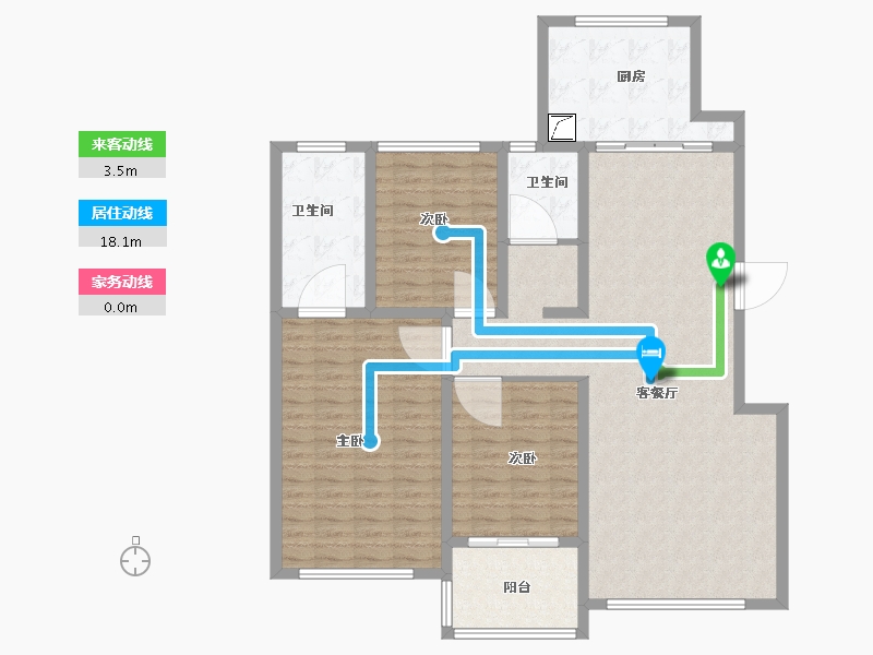 河南省-安阳市-悦海兰亭-128.00-户型库-动静线