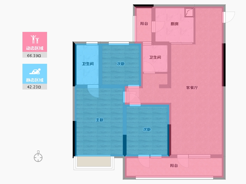 山东省-济宁市-青特星城-98.00-户型库-动静分区