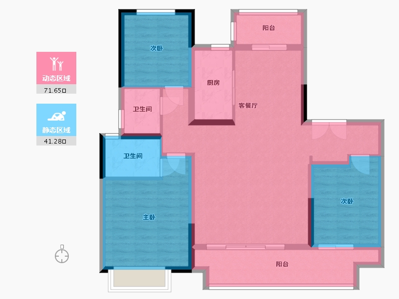 河南省-济源市-建业世和府-110.00-户型库-动静分区