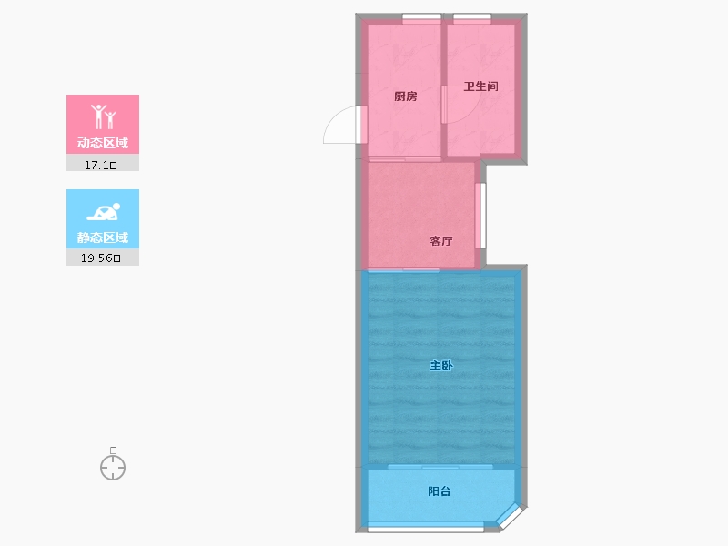 上海-上海市-太浜巷-32.66-户型库-动静分区