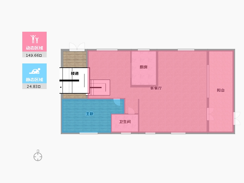 广东省-佛山市-象岗村-176.81-户型库-动静分区