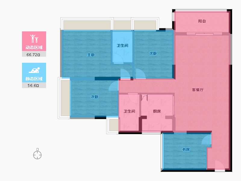 广东省-韶关市-御和苑-108.00-户型库-动静分区