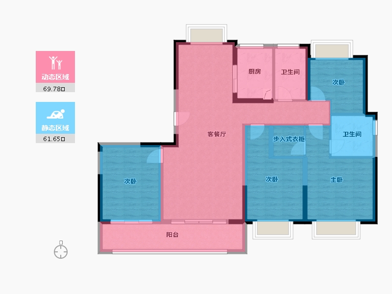 福建省-莆田市-融创兰溪雅筑-118.00-户型库-动静分区