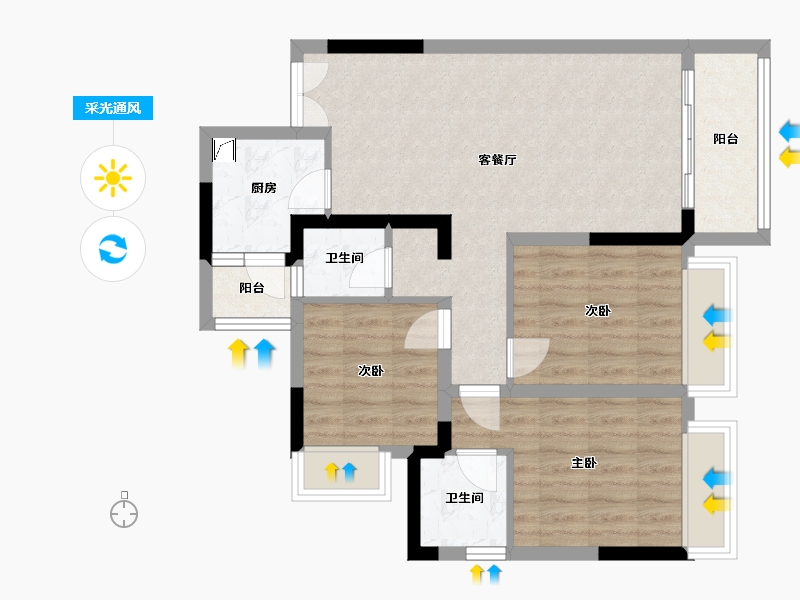 四川省-成都市-小红花-98.00-户型库-采光通风