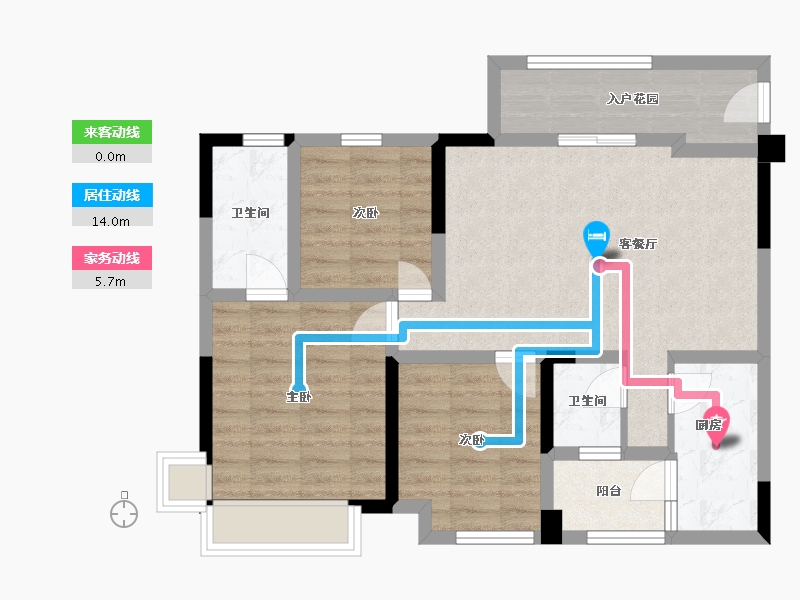 四川省-成都市-保利叶语-91.00-户型库-动静线