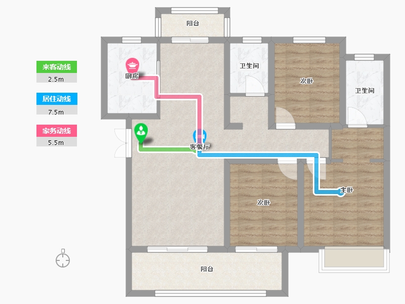 河南省-南阳市-建业臻悦汇-99.00-户型库-动静线