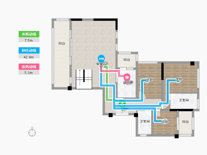 四川省-南充市-富春山居-130.00-户型库-动静线