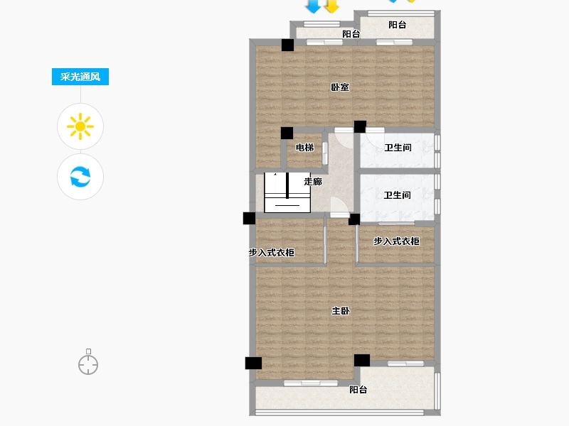 四川省-成都市-金沙宸宇公馆-99.00-户型库-采光通风