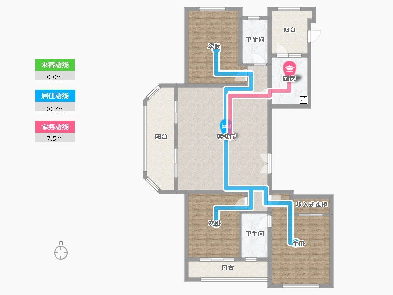 河北省-石家庄市-东南智汇城-140.00-户型库-动静线