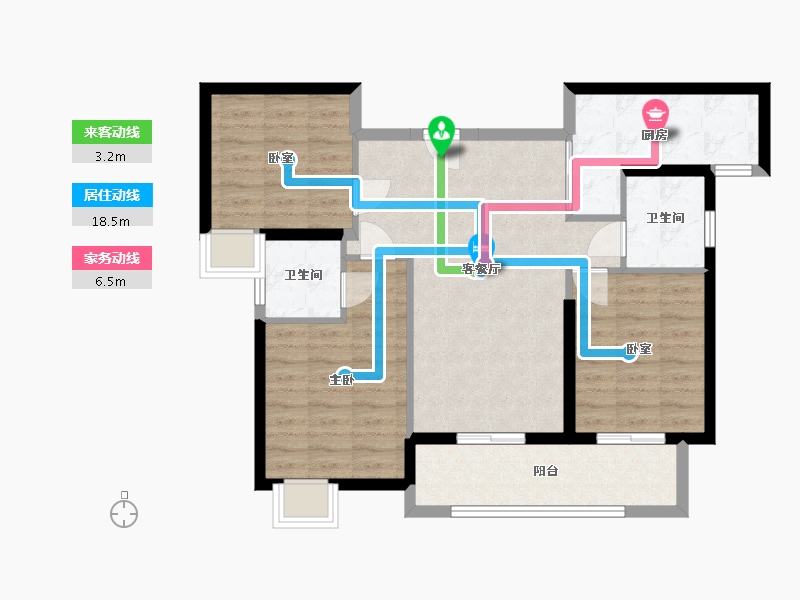 福建省-莆田市-仙游富力院士廷-100.00-户型库-动静线