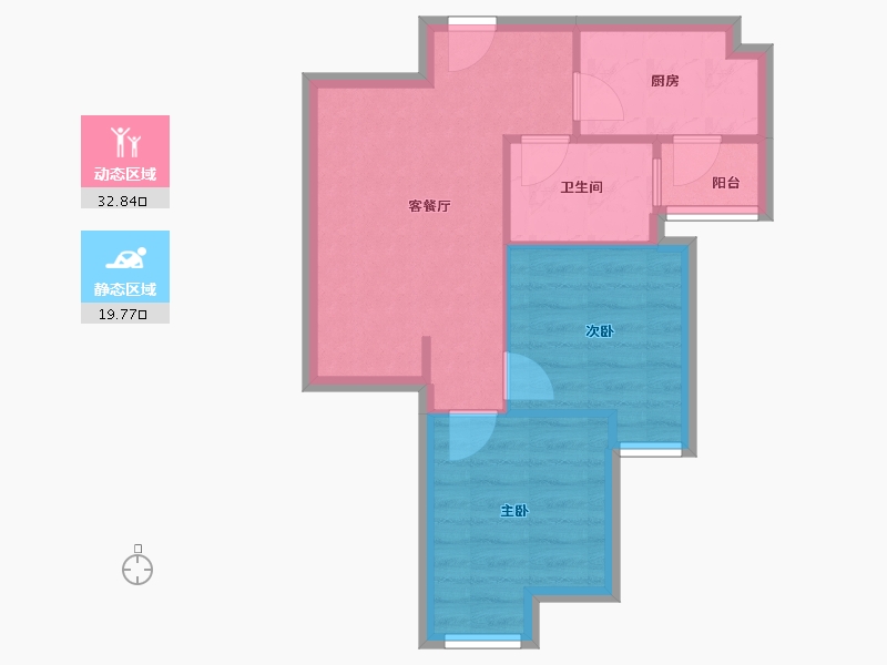 四川省-成都市-华润二十四城-二期-43.95-户型库-动静分区