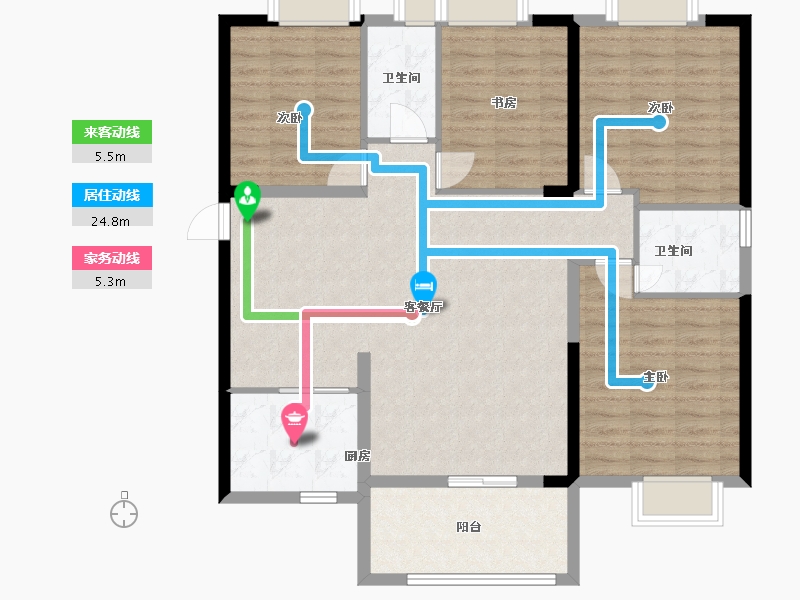 广东省-汕尾市-泰和苑-122.84-户型库-动静线