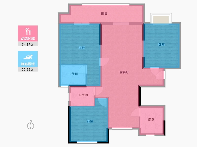 河南省-开封市-杞国新城-103.00-户型库-动静分区