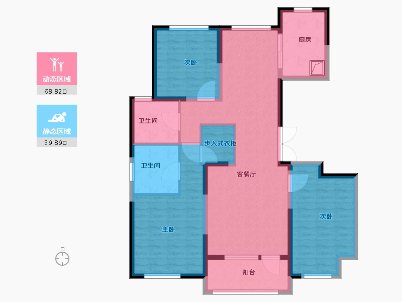 山东省-滨州市-九水御熙-115.00-户型库-动静分区