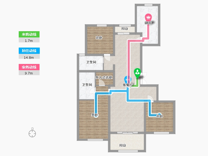 河北省-石家庄市-翰林国际-126.00-户型库-动静线