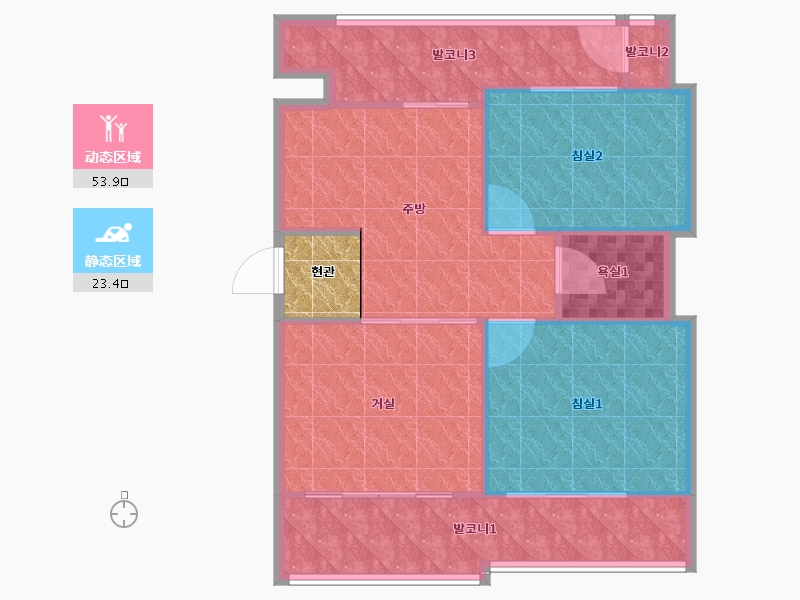 undefined-undefined-인천시 부평구-73.73-户型库-动静分区